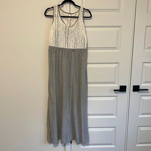 Gray Maxi Dress Size XL